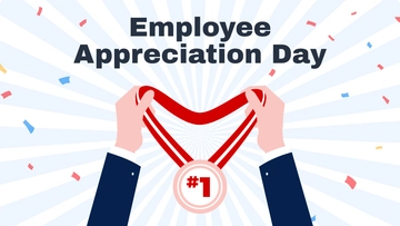 Free Employee Appreciation Day Background Template to Edit Online