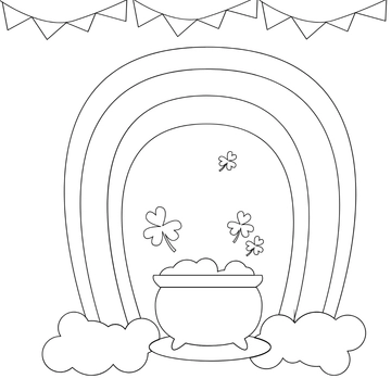 Free St. Patrick's Day Sketch Clipart Template to Edit Online