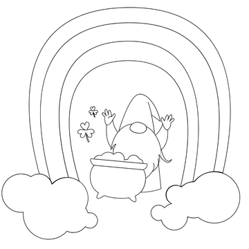 Free St. Patrick's Day Drawing Clipart Template to Edit Online