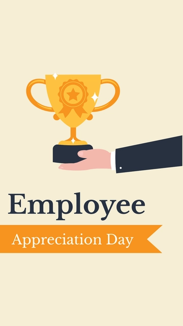 Free Employee Appreciation Day iPhone Background Template to Edit Online