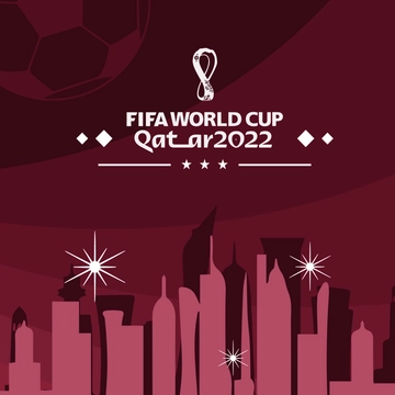 Free Happy World Cup 2022 Clipart Template to Edit Online