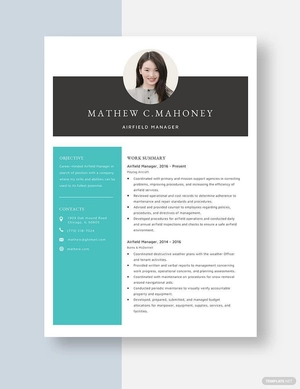 Airfield Manager Resume