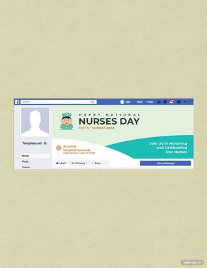 Nurses Day Facebook Event Cover Template