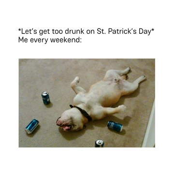 Free Funny St Patrick's Day Meme Template to Edit Online