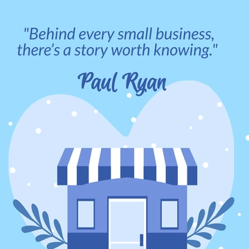 Free Small Business Saturday Quote Vector Template to Edit Online