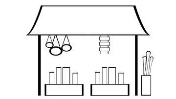 Free Small Business Saturday Drawing Background Template to Edit Online