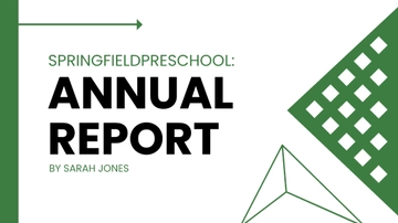 Free Annual Report Presentation Template to Edit Online