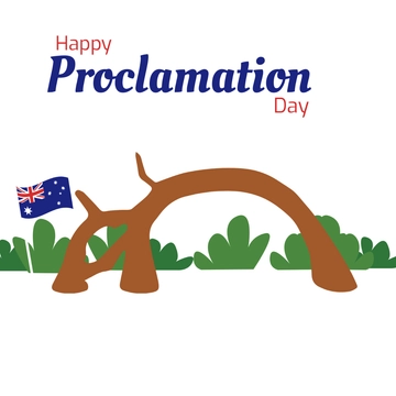 Free Happy Proclamation Day Clipart Template to Edit Online
