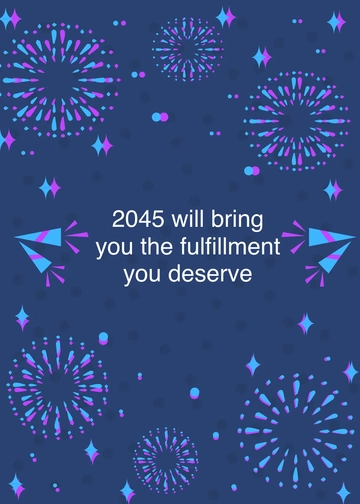 Free Happy New Year%2527s Day Greeting Card Template to Edit Online