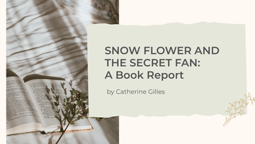 Free Book Report Presentation Template to Edit Online