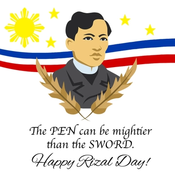 Free Rizal Day Flyer Vector Template to Edit Online