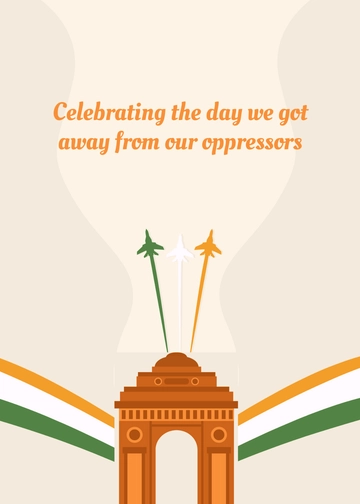 Free Republic Day Wishes Template to Edit Online