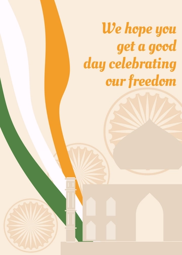 Free Republic Day Message Template to Edit Online