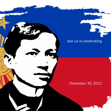 Free Rizal Day Celebration Clipart Template to Edit Online