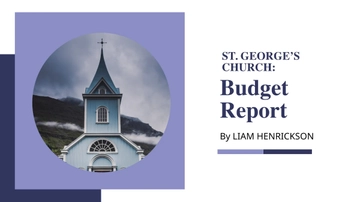 Free Church Budget Presentation Template to Edit Online