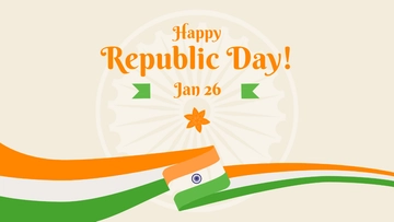 Free Happy Republic Day Background Template to Edit Online