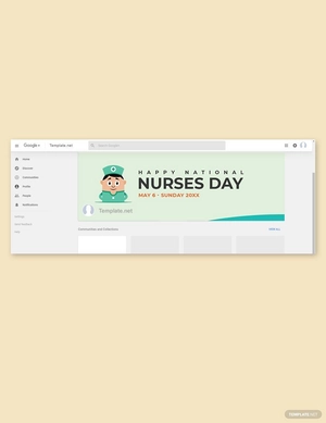 Nurses Day Google Plus Cover Template