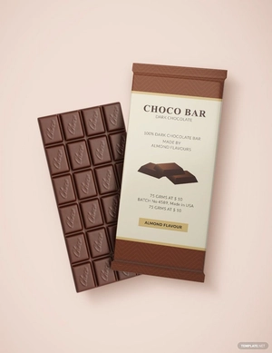 Printable Chocolate Packaging Template