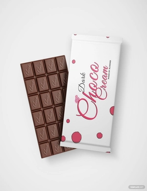 Chocolate Cream Packaging Template