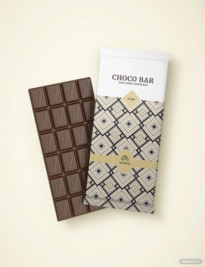Editable Chocolate Packaging Template