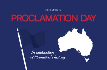 Free Proclamation Day Banner Template to Edit Online
