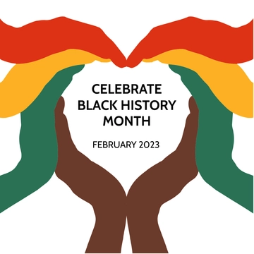 Free Black History Month Celebration Clipart Template to Edit Online
