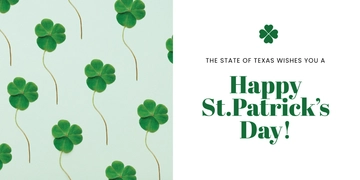 Free St. Patrick's Day Photo Banner Template to Edit Online