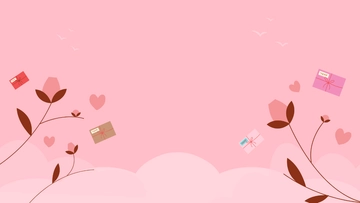 Free Valentine's Day Pink Background Template to Edit Online