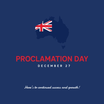 Free Proclamation Day Instagram Post Template to Edit Online