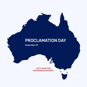Free Proclamation Day WhatsApp Post Template to Edit Online