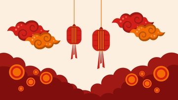 Free High Resolution Chinese New Year Background Template to Edit Online