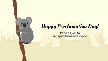 Free Proclamation Day Flyer Background Template to Edit Online