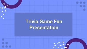 Free Trivia Game Fun Presentation Template to Edit Online