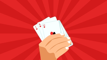 Free National Card Playing Day Wallpaper Background Template to Edit Online
