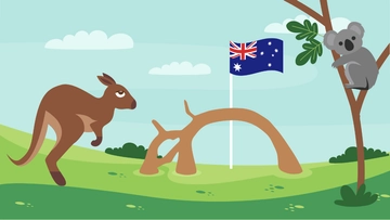 Free Proclamation Day Cartoon Background Template to Edit Online