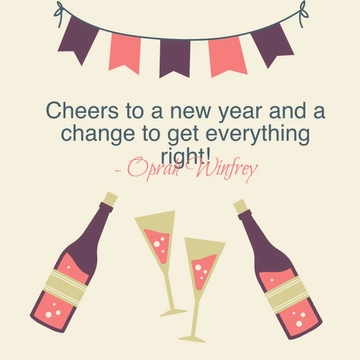 Free Orthodox New Year Quote Vector Template to Edit Online