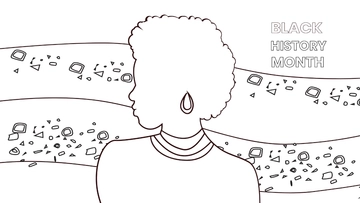 Free Black History Month Drawing Background Template to Edit Online