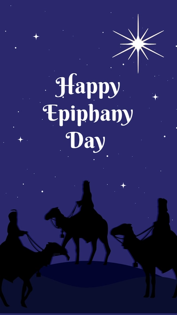 Free Epiphany Day iPhone Background Template to Edit Online