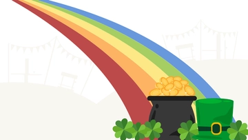 Free St. Patrick's Day Colorful Background Template to Edit Online