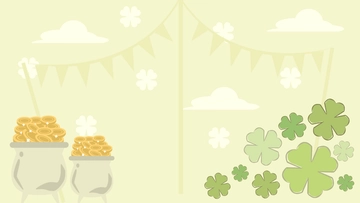 Free St. Patrick's Day Aesthetic Background Template to Edit Online