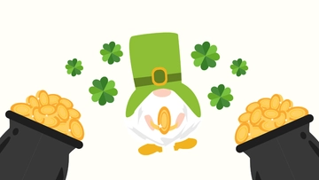 Free St. Patrick's Day High resolution Background Template to Edit Online