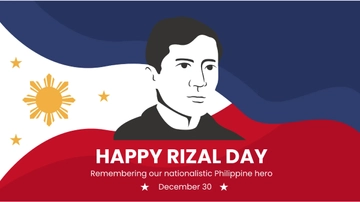 Free Rizal Day Flyer Background Template to Edit Online