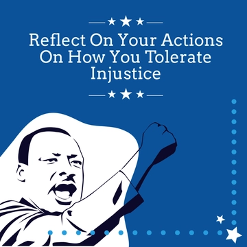 Free Martin Luther King Day Flyer Vector Template to Edit Online