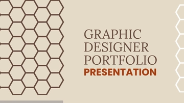 Free Graphic Designer Portfolio Presentation Template to Edit Online