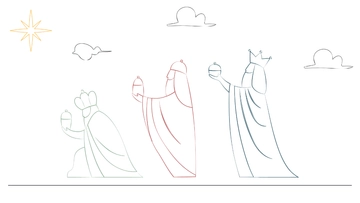 Free Epiphany Day Drawing Background Template to Edit Online Free Epiphany Day Drawing Background Template to Edit Online