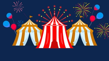 Free Carnival Drawing Background Template to Edit Online