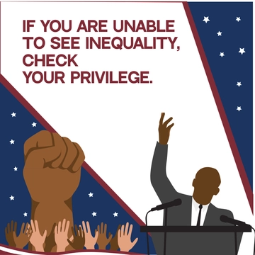 Free Martin Luther King Day Quote Vector Template to Edit Online