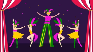 Free Happy Carnival Background Template to Edit Online