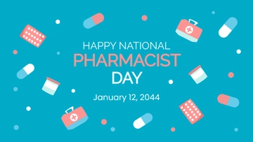 Free National Pharmacist Day Wishes Background Template to Edit Online Free National Pharmacist Day Wishes Background Template to Edit Online