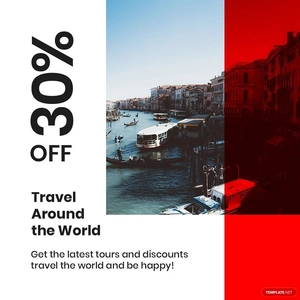 Modern Travel Instagram Post Template